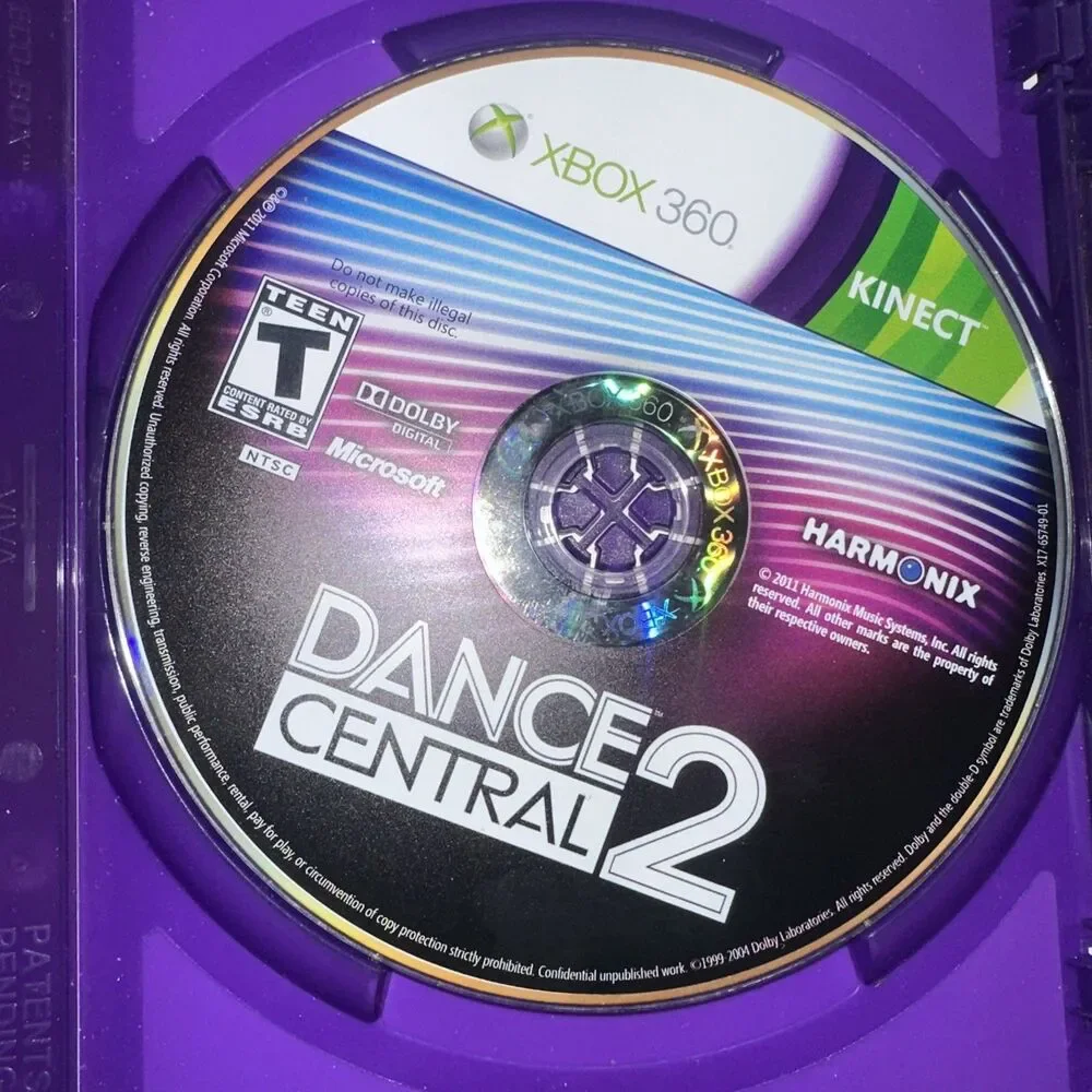 Dance Central 2 (Microsoft Xbox 360, 2011) Complete